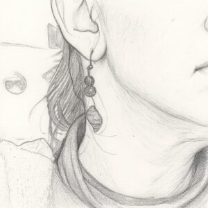 Boucles d’oreilles Petite Flamme – Bijou en bois sur commande