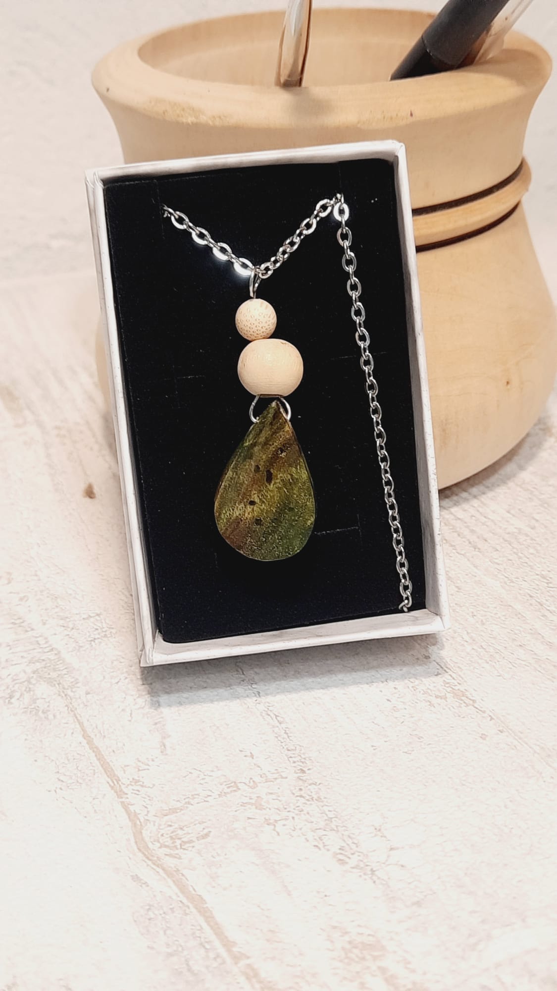 collier goutte de vie - féminin – bijou artisanal léger et élégant – Image 5